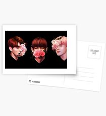 ❀ Flowers + Maknae Line ❀ Postcards