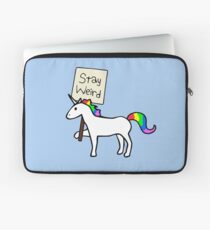 Stay Weird, Unicorn Laptop Sleeve