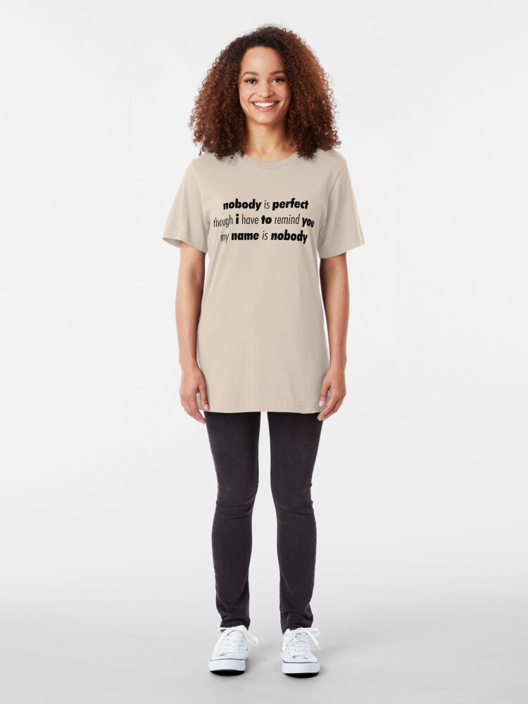 Alternate view of Nobody (Black) Slim Fit T-Shirt