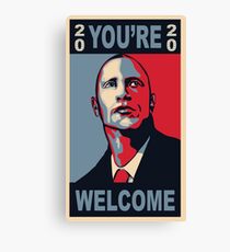 President Rock Canvas Print