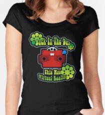 This Was Virtual Reality Women's Fitted Scoop T-Shirt