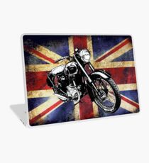 Classic BSA Motorcycle by Patjila Laptop Skin