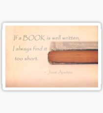 Jane Austen Sticker