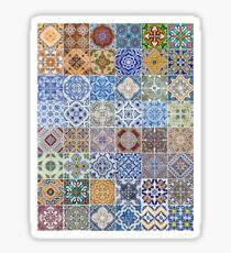 Set of 48 ceramic tiles patterns Sticker