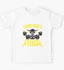 this isn't even my final form 1st ssj saiyan gym workout warrior Kids Tee