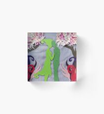 Spring Kiss #3 Acrylic Block