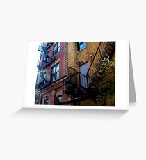 fire escape 2 Greeting Card