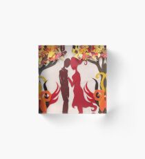 Autumn kiss #3 Acrylic Block