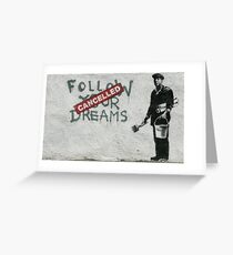 Banksy Greeting Card