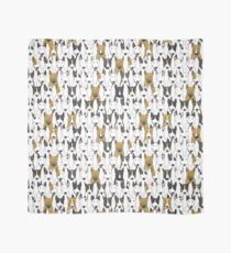Funny bull terriers pattern Scarf