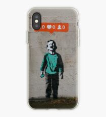 Vinilo o funda para iPhone Banksy - niño llorón
