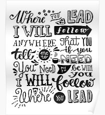 where you lead {gilmore girls} Poster