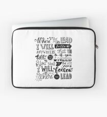 where you lead {gilmore girls} Laptop Sleeve