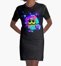 Splatoon Squid Graphic T-Shirt Dress