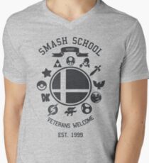 Smash School - Smash Veteran Men's V-Neck T-Shirt