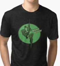 Night Vision Pin Up Tri-blend T-Shirt