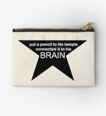 Put a Pencil to his Temple Studio Pouch
