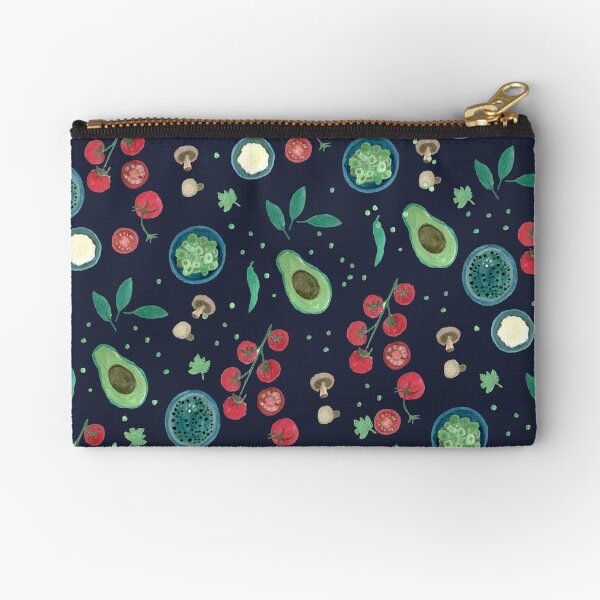 Italian Food Illustration in Gouache Zipper Pouch