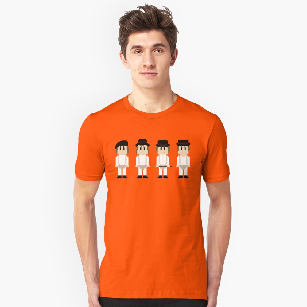8-Bit A Clockwork Orange Slim Fit T-Shirt