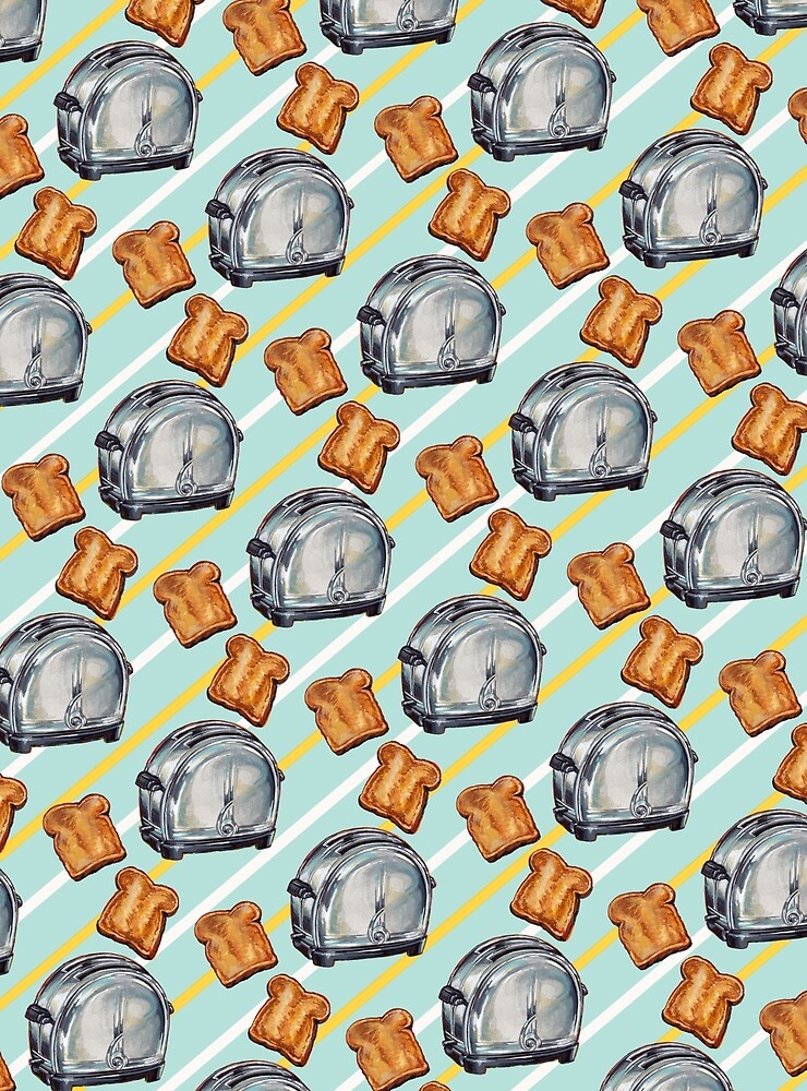 "Toaster Pattern" by Kelly Gilleran Redbubble