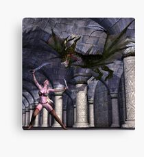 Dragon Slayer Canvas Print