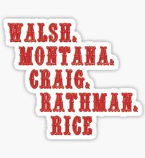 SF '88 Champs Sticker