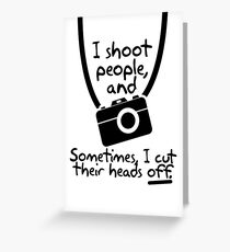 Photographer Greeting Card