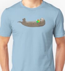 Otters Like Rubik's Cubes Unisex T-Shirt