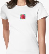 Number 87 red bottle brush Women's Fitted T-Shirt