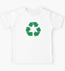 Grün recyceln Kinder T-Shirt