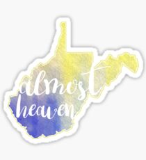 Almost Heaven West Virginia Sticker