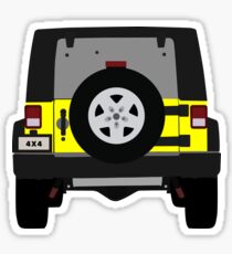 Off-Road Jeep | Yellow Sticker