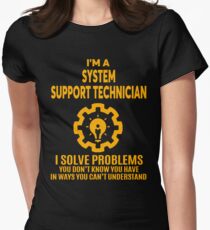 SYSTEM SUPPORT TECHNICIAN - NICE DESIGN 2017 Women's Fitted T-Shirt