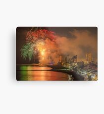 Fiesta starts with a bang Metal Print