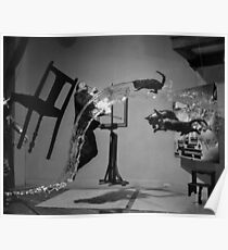 Póster Dali Atomicus - por Philippe Halsman - Mejorado