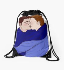 Kiss - Mystrade Fanart Drawstring Bag