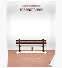 No193- Forrest Gump minimal movie poster Poster