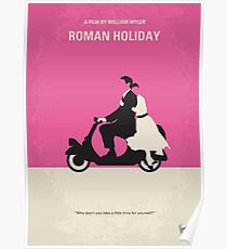 No205- Roman Holiday minimal movie poster Poster