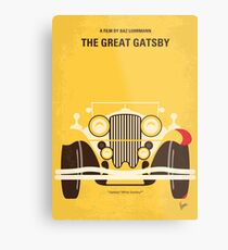 No206- The Great Gatsby minimal movie poster Metal Print
