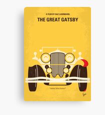 No206 - The Great Gatsby minimales Filmplakat Leinwanddruck