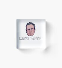 Bill Belichick Let's Party Bloc acrylique