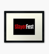 Buffy - Slayer Fest Framed Print