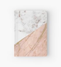 Rose Gold Marmor gemischt Notizbuch