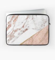 Rose Gold Marmor gemischt Laptoptasche
