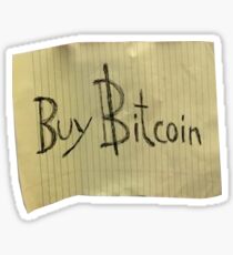 Buy Bitcoin Sign Sticker