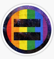 Gleichheit Pride Universum Sticker