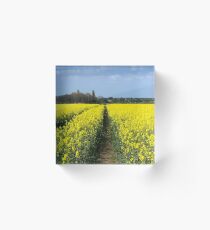 Rapeseed Acrylic Block