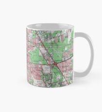 Vintage Map of Baton Rouge Louisiana (1963) Classic Mug