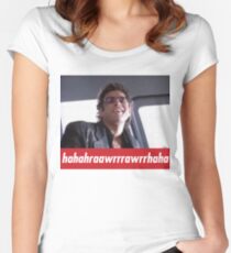 Camiseta entallada de cuello redondo Jeff Goldblum ríe