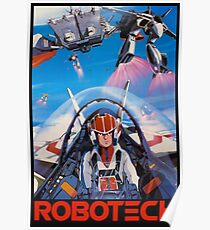 Robotech 1985 Rick Hunter Poster